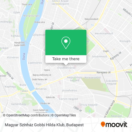 Magyar Színház Gobbi Hilda Klub map