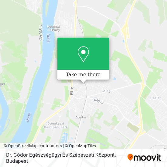 Dr. Gódor Egészségügyi És Szépészeti Központ map