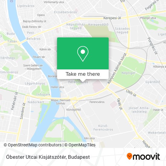 Óbester Utcai Kisjátszótér map