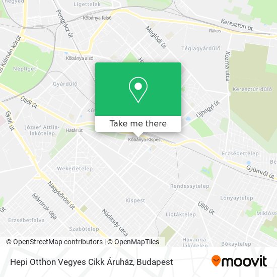 Hepi Otthon Vegyes Cikk Áruház map