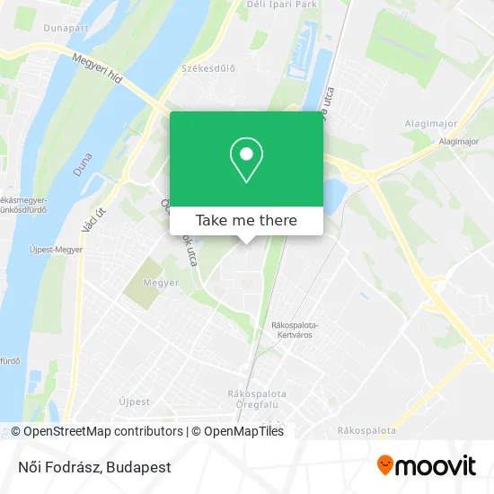 Női Fodrász map