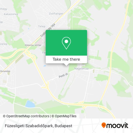 Füzesligeti Szabadidőpark map