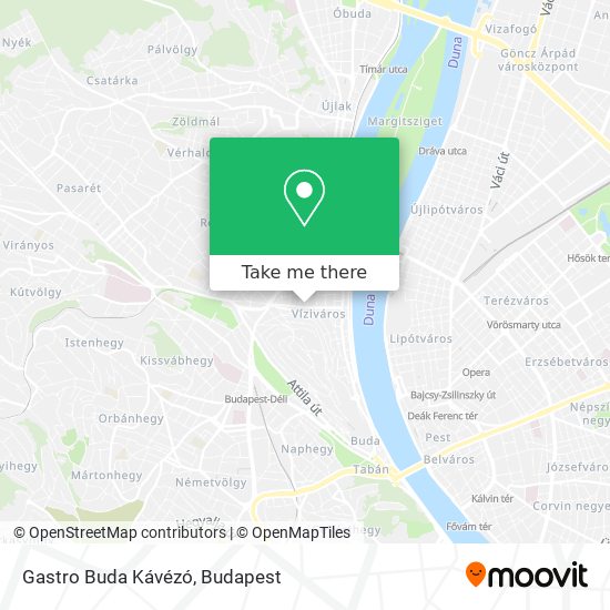 Gastro Buda Kávézó map