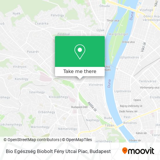 Bio Egészség Biobolt Fény Utcai Piac map