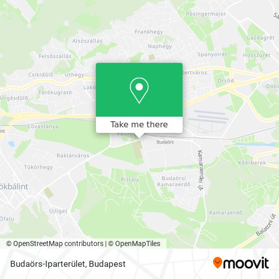 Budaörs-Iparterület map