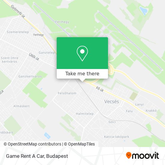 Game Rent A Car map