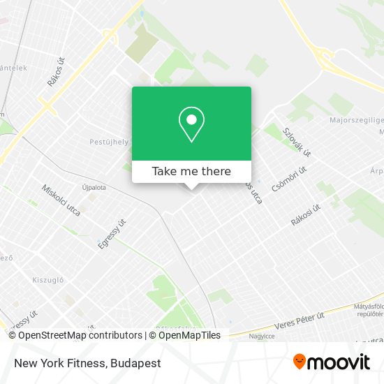 New York Fitness map