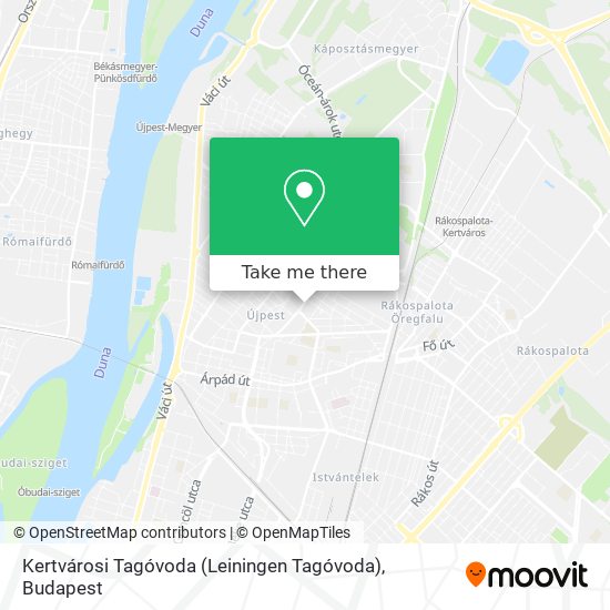 Kertvárosi Tagóvoda (Leiningen Tagóvoda) map