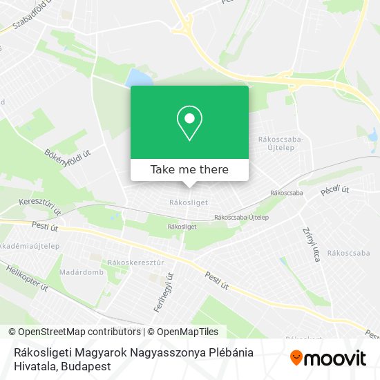 Rákosligeti Magyarok Nagyasszonya Plébánia Hivatala map