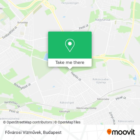 Fővárosi Vízművek map