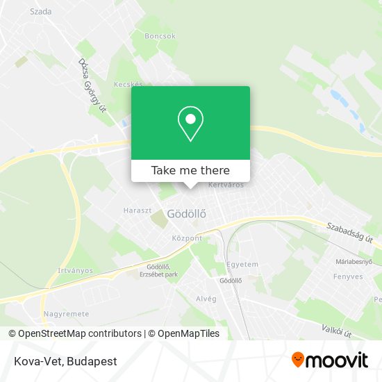 Kova-Vet map