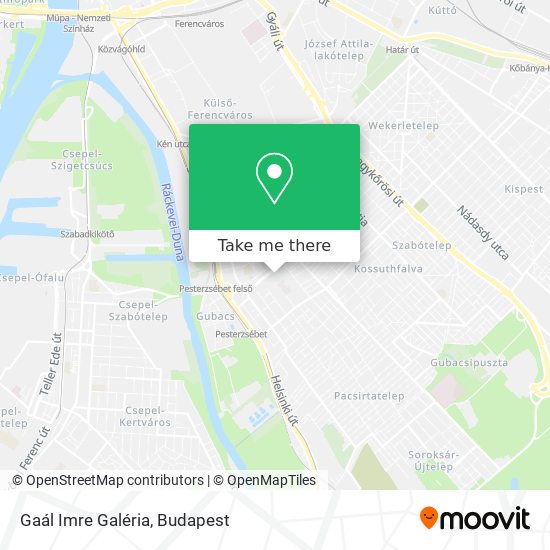 Gaál Imre Galéria map