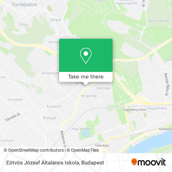 Eötvös József Általános Iskola map