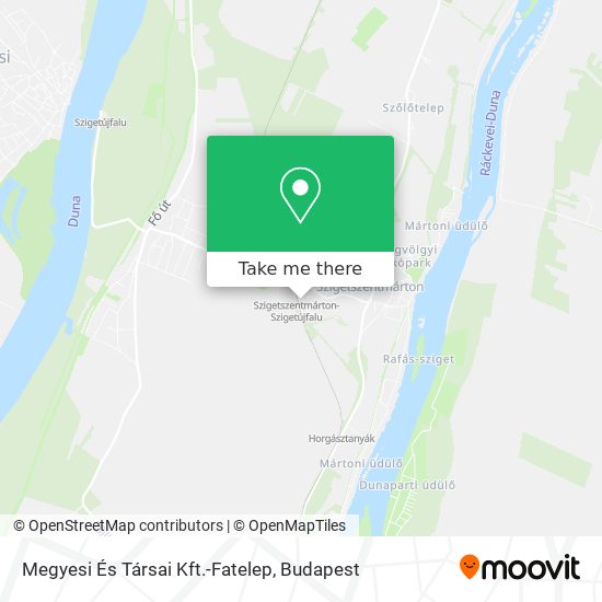 Megyesi És Társai Kft.-Fatelep map