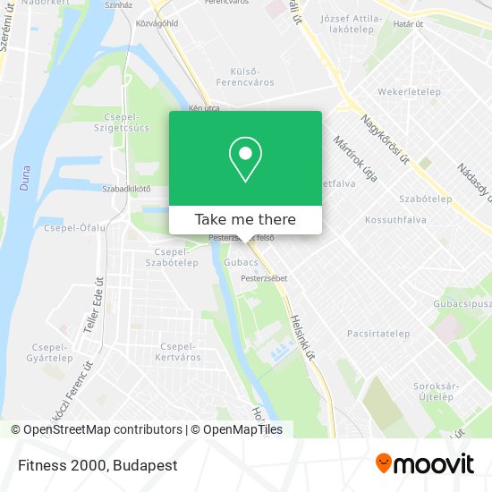 Fitness 2000 map