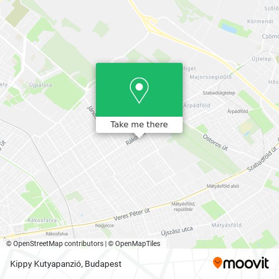 Kippy Kutyapanzió map