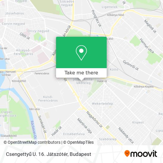 Csengettyű U. 16. Játszótér map