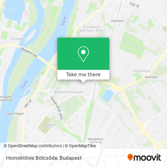 Homoktövis Bölcsőde map