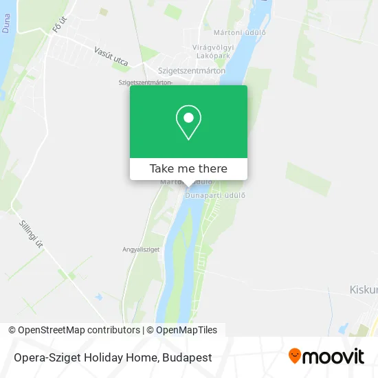 Opera-Sziget Holiday Home map