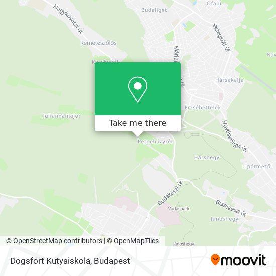 Dogsfort Kutyaiskola map