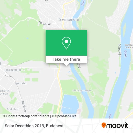 Solar Decathlon 2019 map