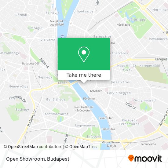 Open Showroom map