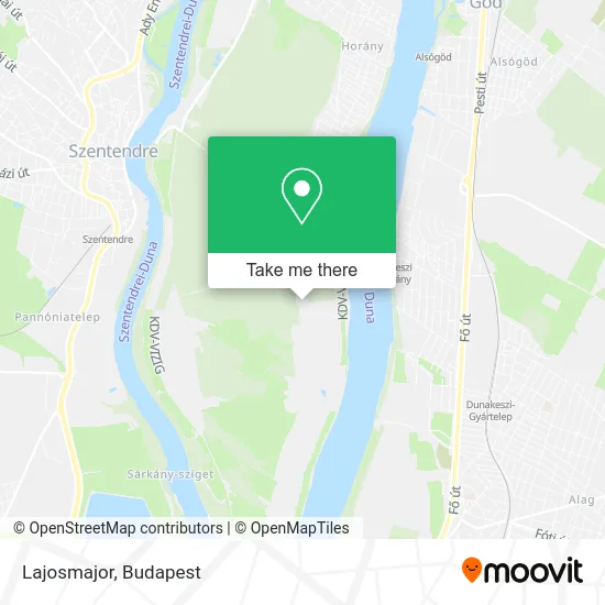 Lajosmajor map