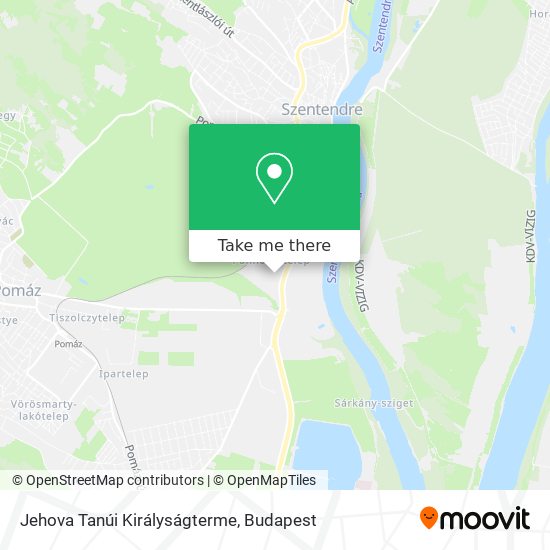 Jehova Tanúi Királyságterme map