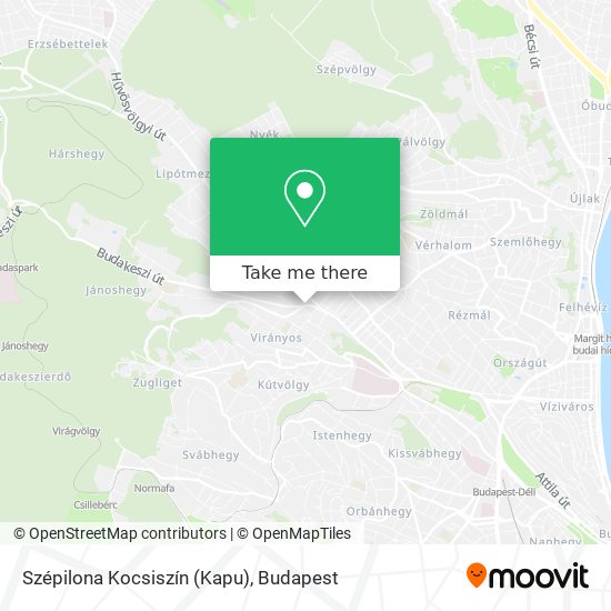 Szépilona Kocsiszín (Kapu) map