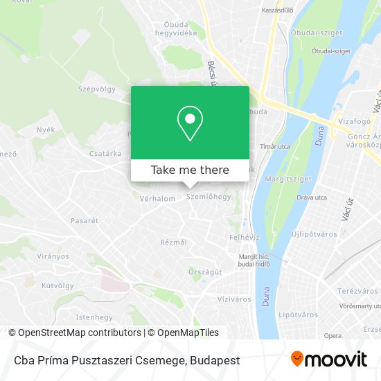 Cba Príma Pusztaszeri Csemege map