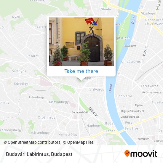 Budavári Labirintus map