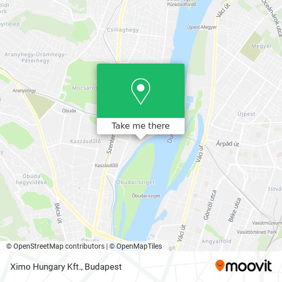 Ximo Hungary Kft. map