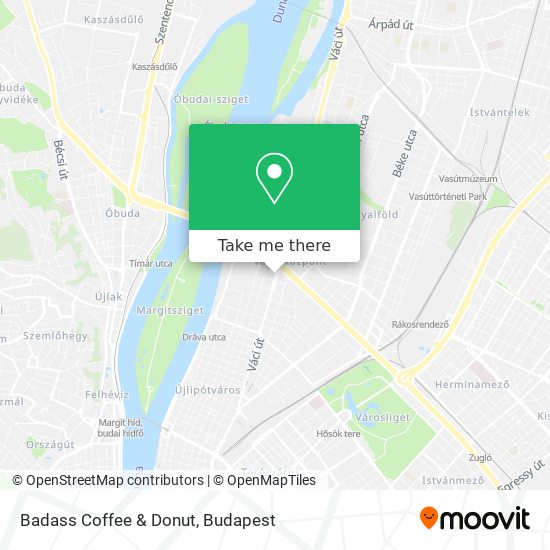 Badass Coffee & Donut map