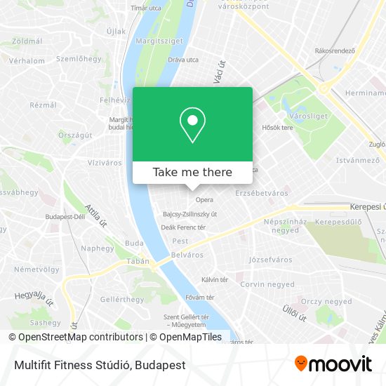 Multifit Fitness Stúdió map
