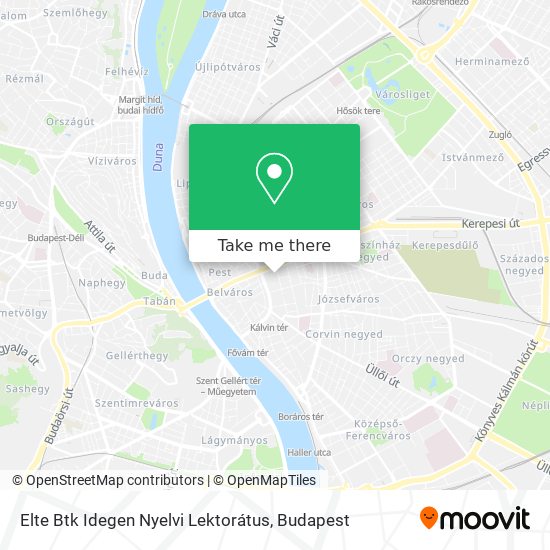 Elte Btk Idegen Nyelvi Lektorátus map