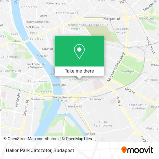 Haller Park Játszótér map