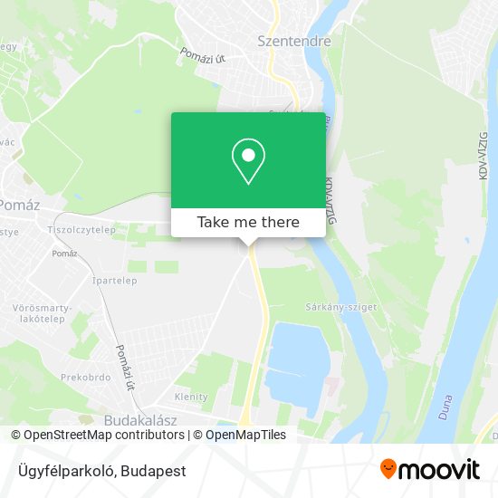 Ügyfélparkoló map