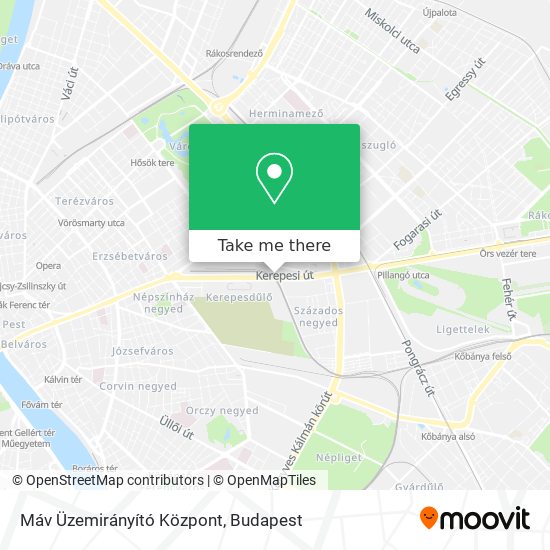 Máv Üzemirányító Központ map
