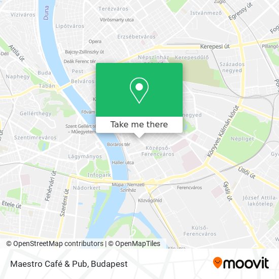 Maestro Café & Pub map