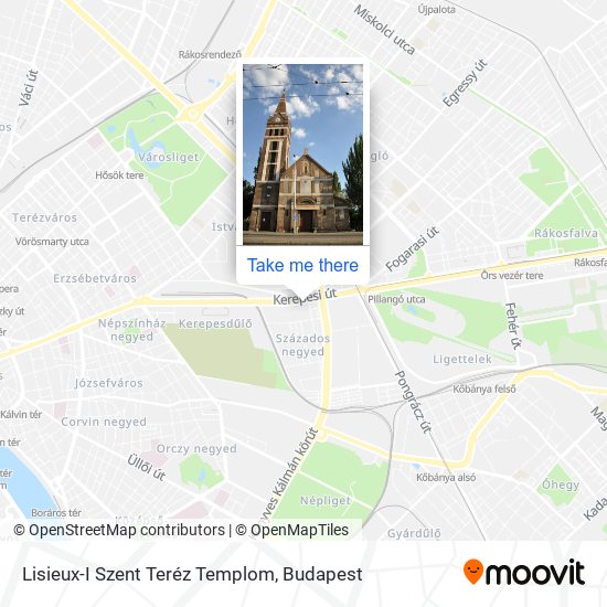 Lisieux-I Szent Teréz Templom map