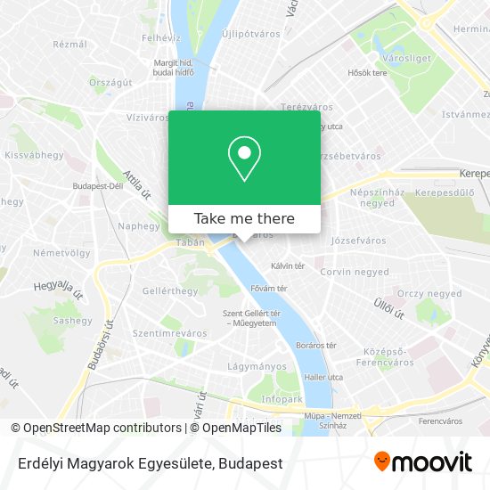 Erdélyi Magyarok Egyesülete map