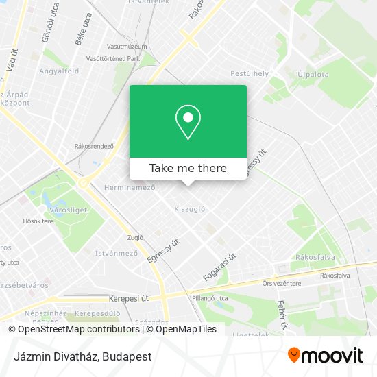 Jázmin Divatház map