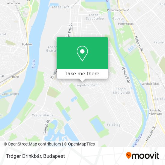 Tróger Drinkbár map