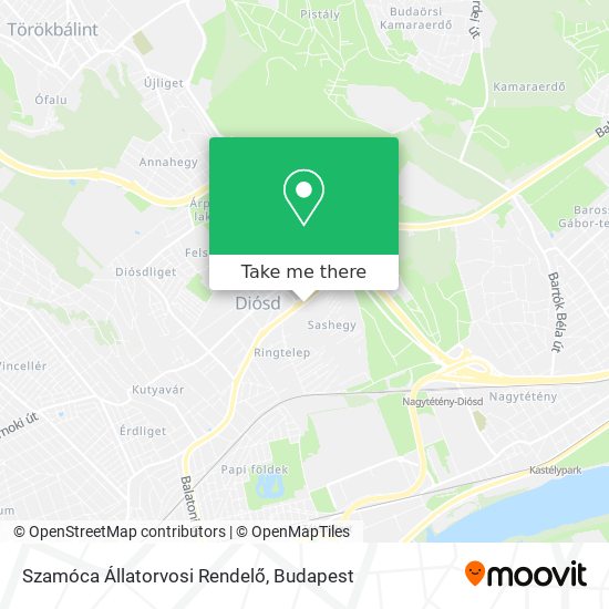 Szamóca Állatorvosi Rendelő map