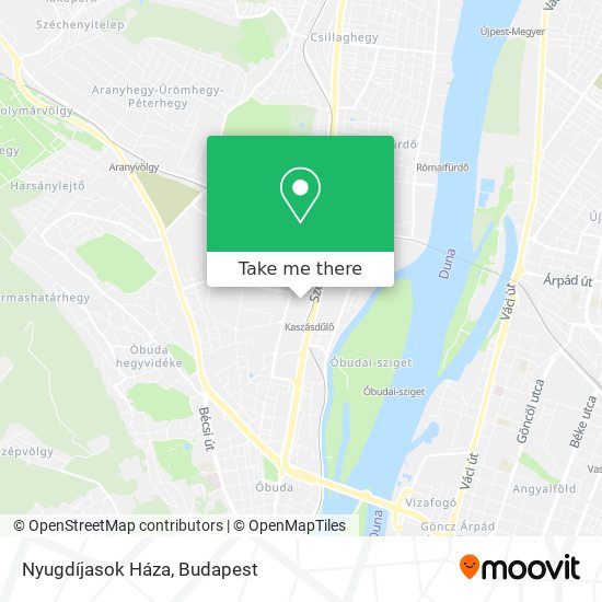 Nyugdíjasok Háza map