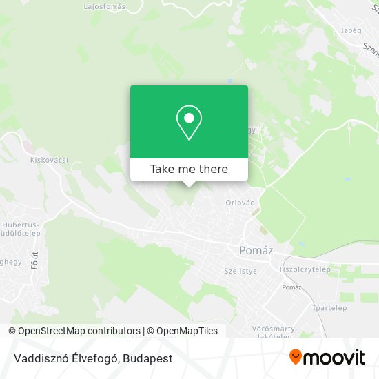 Vaddisznó Élvefogó map