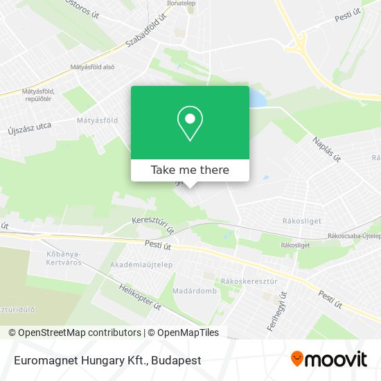 Euromagnet Hungary Kft. map