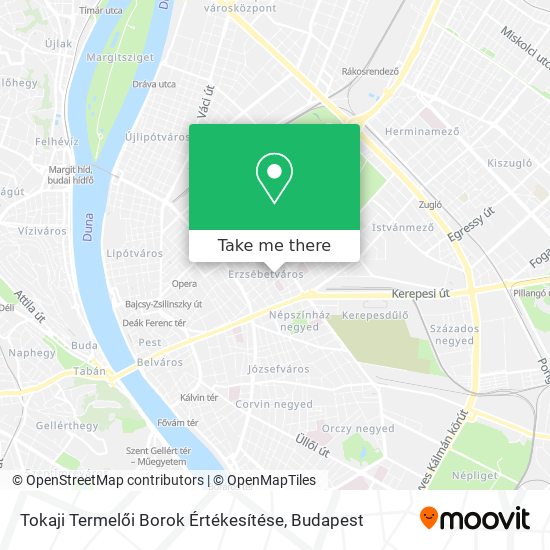 Tokaji Termelői Borok Értékesítése map