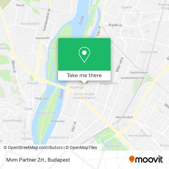 Mvm Partner Zrt. map