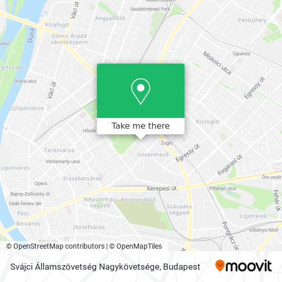 Svájci Államszövetség Nagykövetsége map